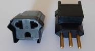Adaptador de tomada padrão novo para o antigo (pacote com 5 unid)