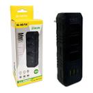 Adaptador de Tomada Preto 2500W com 3 USB e Tipo-C Portátil Adaptador de Tomada Preto 2500W com 3 USB e Tipo-C Portátil