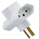 Adaptador De Tomada Tipo T Benjamin 3 Pinos 110/220V ADP2-34