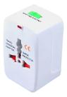 Adaptador de Tomada Universal para Viagem Internacional Padrão Bivolt
