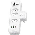 Adaptador de Tomada XC-FL-10 com USB e USB-C Bivolt 10A 2 Flex