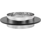 Adaptador de tubo de ventilação de fogão DuraVent em aço inoxidável