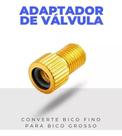 Adaptador de Válvula para Bomba de Ar de Posto Bike 2un