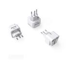 Adaptador de viagem BESTEK do Brasil para os EUA, tipo N, pacote com 3