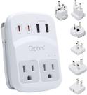 Adaptador de viagem Ceptics WPS-5B 2 USB-A, USB-C US Outlets 20W