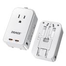 Adaptador de viagem DOACE Pico 45W com 5 portas USB-C e USB-A Adaptador de viagem DOACE Pico 45W com 5 portas USB-C e USB-A
