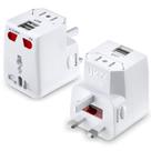 Adaptador de viagem EFISH Universal com carga rápida e 2 USB