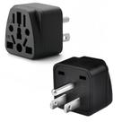 Adaptador de viagem Fertrey European para EUA Tipo B, pacote com 2 Adaptador de viagem Fertrey European para EUA Tipo B, pacote com 2
