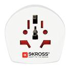 Adaptador de viagem SKROSS World para o país do Reino Unido, branco