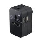 Adaptador De Viagem Universal Com Duas Portas USB, Conversor De Energia AC De Tomada UK Para EU, Adaptador De Viagem Universal Com Duas Portas USB, Conversor De Energia AC De Tomada UK Para EU,