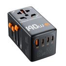 Adaptador de viagem universal TESSAN 140W GaN com 3 USB C 1 USB A