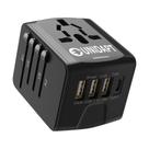Adaptador de Viagem Universal Unidapt - 3 USB-A + 1 USB-C Adaptador de Viagem Universal Unidapt - 3 USB-A + 1 USB-C