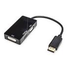 Adaptador displayport hdmi/dvi/vga 3x1