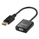 Adaptador DisplayPort para VGA Moread - Preto - Macho para Fêmea