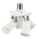 Adaptador divisor de soquete de luz DiCuno 5 em 1 E26 300W 250V