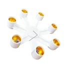 Adaptador Divisor De Soquete Para Lâmpada LED E27 2 Em 1, 3 Em 1, 4 Em 1, 5 Em 1, 6 Em 1