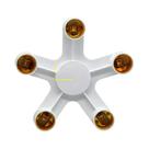 Adaptador Divisor De Soquete Para Lâmpada LED E27 2 Em 1, 3 Em 1, 4 Em 1, 5 Em 1, 6 Em 1, Suporte