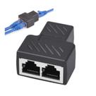 Adaptador Divisor Duplicador De Cabo De Rede Rj45 Adaptador Divisor Duplicador De Cabo De Rede Rj45