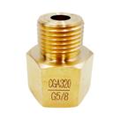 Adaptador do conector do cilindro do tanque, Conversor para regulador, G5/8 para CGA320 G5 8 Thread Adaptador do conector do cilindro do tanque, Conversor para regulador, G5/8 para CGA320 G5 8 Thread