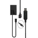 Adaptador Dummy EP-5A Bateria Nikon EN-EL14 Conector USB 3.0