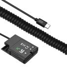 Adaptador Dummy PD EP-5A Bateria Nikon EN-EL14 Espiral USB-C Adaptador Dummy PD EP-5A Bateria Nikon EN-EL14 Espiral USB-C