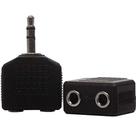 Adaptador Duplicador Audio Reprodução Fone De Ouvido Mesa de Som MP3 1 Pino P2 x 2 Saídas P2 Fêmea Adaptador Duplicador Audio Reprodução Fone De Ouvido Mesa de Som MP3 1 Pino P2 x 2 Saídas P2 Fêmea