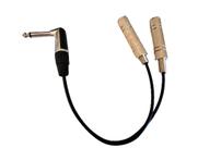 Adaptador Duplicador Splitter P10 Mono 90g Microfone Karaoke