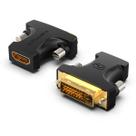 Adaptador DVI (24+1) Macho para HDMI Fêmea 1080P HD Vention