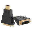 Adaptador DVI HDMI conector Bi Direcional com contatos banhados para monitores CRT LED LCD digitais computadores desktop notebooks Laptop Projetor Adaptador DVI HDMI conector Bi Direcional com contatos banhados para monitores CRT LED LCD digitais computadores desktop notebooks Laptop Projetor