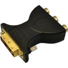 Adaptador Dvi Macho X 3 Rca Femea Gold Loud Adaptador Dvi Macho X 3 Rca Femea Gold Loud