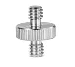 Adaptador em rosca macho/macho 1/4" parafuso tripé vídeo som