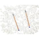 Adaptador Emborrachado Caneta Lápis Enfeite Artesanal 24un Novidade