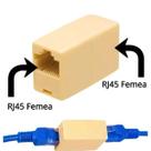 Adaptador Emenda Cabo De Rede Internet Extensão Fêmea Rj45