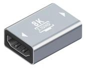 Adaptador Emenda Hdmi 2.1 8k 60hz 4k Extensor Acoplador Cabo