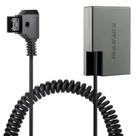 Adaptador Espiral Dummy PD Bateria Canon LP-E17 para D-Tap