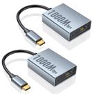 Adaptador Ethernet ZEXMTE 1000Mbps USB C para RJ45 para Chromecast