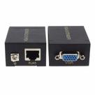 Adaptador Extensor Vga Par Lan Cat5 Cat6 Rj45 Rede 60M 1080P Adaptador Extensor Vga Par Lan Cat5 Cat6 Rj45 Rede 60M 1080P
