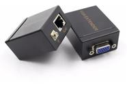 Adaptador Extensor Vga Video Via Cabo Rede Rj45 60m 1080p