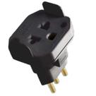 Adaptador Fame Sobrepor para Tomada Padrão 2P+T 10A/250V Adaptador Fame Sobrepor para Tomada Padrão 2P+T 10A/250V