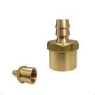 Adaptador Fogão Bico 1/2 Femea X 3/8 Bm Latão Dourado HD0249