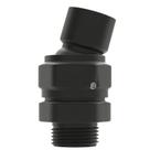 Adaptador giratório de cabeça de chuveiro HammerHead Showers Matte Black