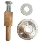 Adaptador Haste/Flange Para Disco Borracha 1/4'' Mil Kits - M 5