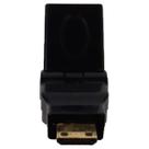 ADAPTADOR HDMI FÊMEA x MINI HDMI MACHO EMENDA FLEXIVEL 180 GRAUS