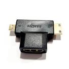 Adaptador Hdmi Femea X Mini Hdmi Macho + Micro Hdmi Macho