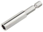Adaptador Hexagonal Magnético Para Bits de 1/4" Cromado