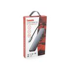 Adaptador Hub 7 Em 1 Tipo C Hdmi Usb 3.0 Pd Sd/tf Estação - Tomate