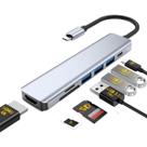 Adaptador Hub 7 em 1 Tipo C USB 3.0 B-Max BM-8643 4K
