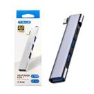 Adaptador Hub USB C 4 Portas 3.0 Veloz Compacto Notebook Pc
