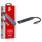 Adaptador Hub USB C Tipo C 4 Portas USB 3.0 2.0 Para Mac