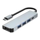 Adaptador Hub Usb Tipo C 5 Em 1 notebooks celulares e tablets